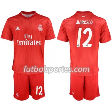 Camisetas Real Madrid Marcelo 12 Niño Tercera Equipacion 2018/2019